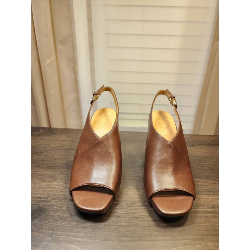 Naturalizer Women's Mason Sling Back Mule Sandals - 8 WIDE Brown - Picture 8 of 16